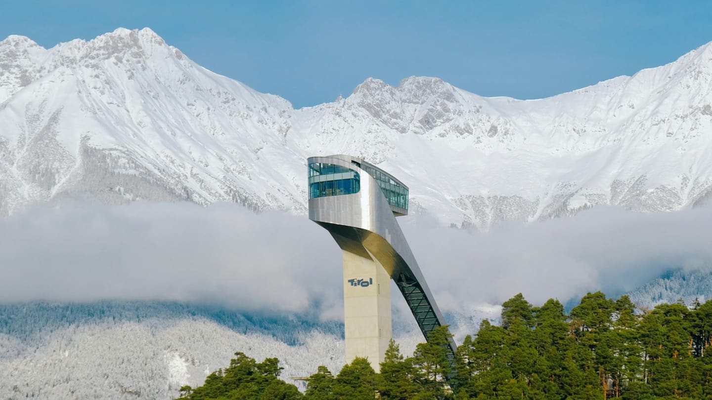 Nordkette-bergen ovanför Innsbruck